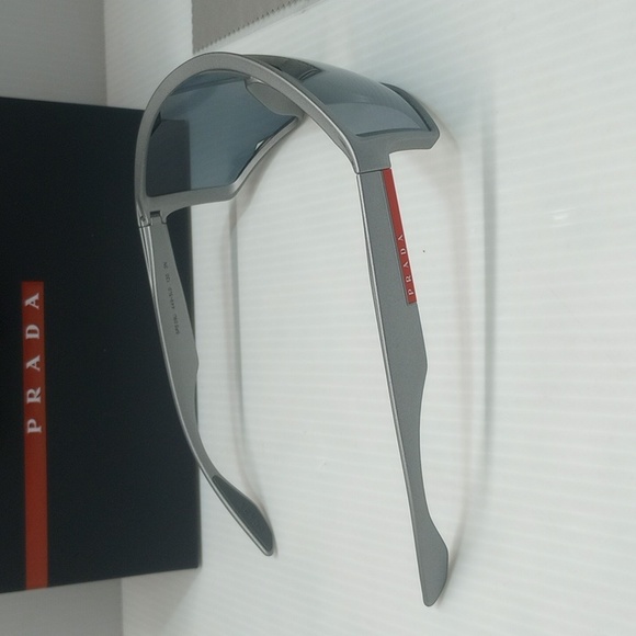 Prada men sunglasses sps 09U grey made in Italy - Picture 2 of 7